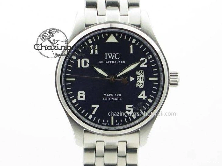 MIROTIME 0106 Portofino Chrono RG ZF 1:1 Best Edition Blue Dial Gold Markers on Black Leather Strap A FlexibleFit 7112